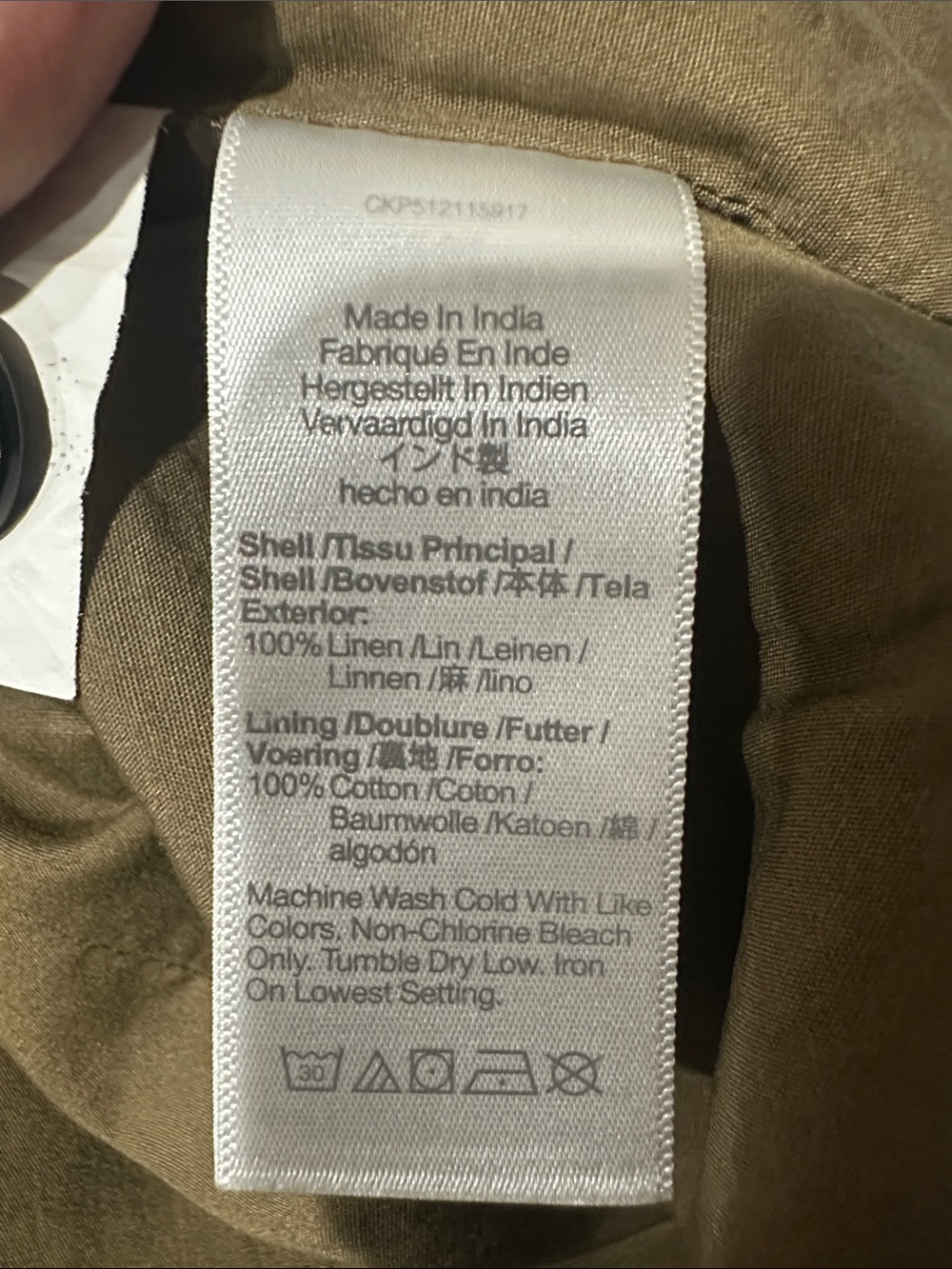 Madewell Button-Front Shell Top in 100%
Linen Sz. 6 - Picture 7 of 7